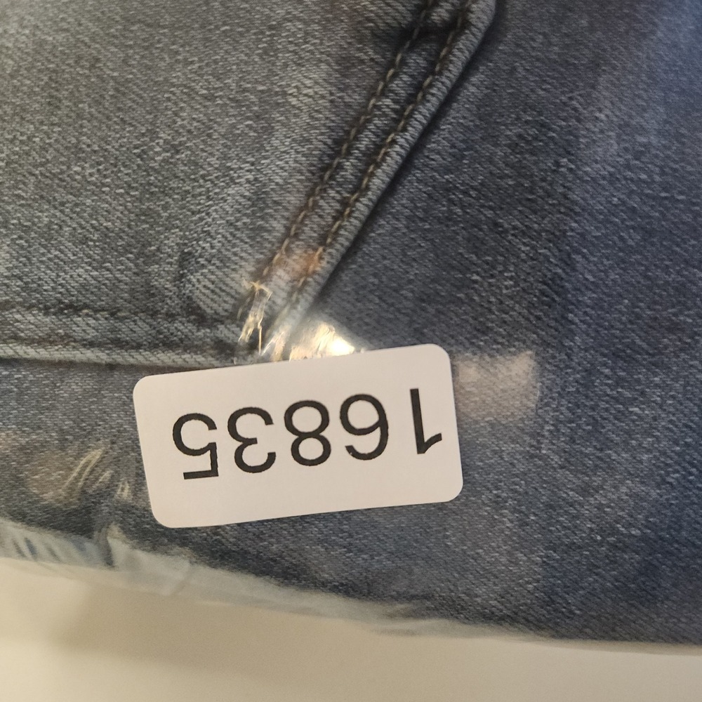 Just Black Denim Jeans Women's 31 Blue Wide-Leg Relaxed Stretch Utility Jeans - Picture 11 of 11